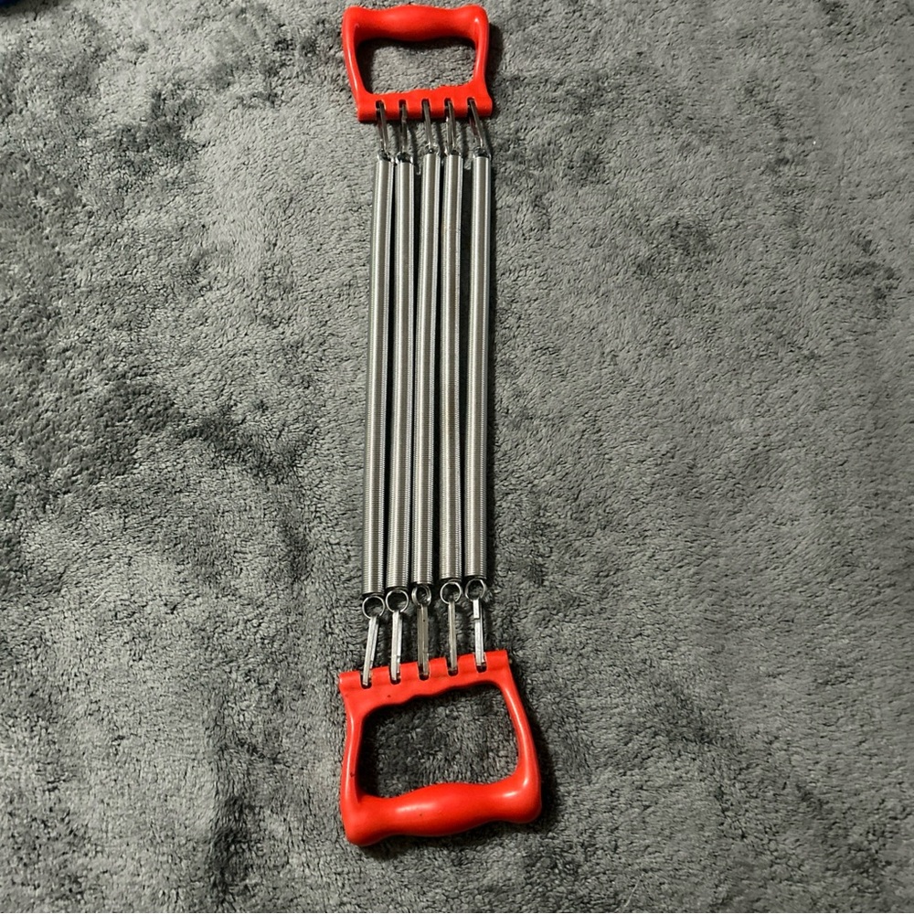 Red and Silver Chest Expander